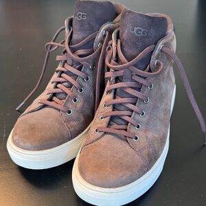 UGG Brown High-Top Sneakers